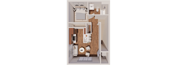A2 Floor Plan at The Landing at Hub City, Plymouth, WI