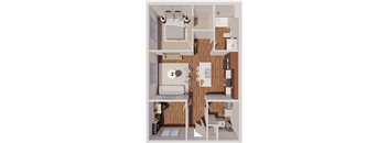 C1 Floor Plan at The Landing at Hub City, Wisconsin, 53073