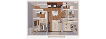 D3 Floor Plan at The Landing at Hub City, Plymouth Wisconsin