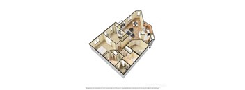 2 Bedroom, 2 Bathroom