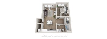 1 Bedroom, 1 Bathroom