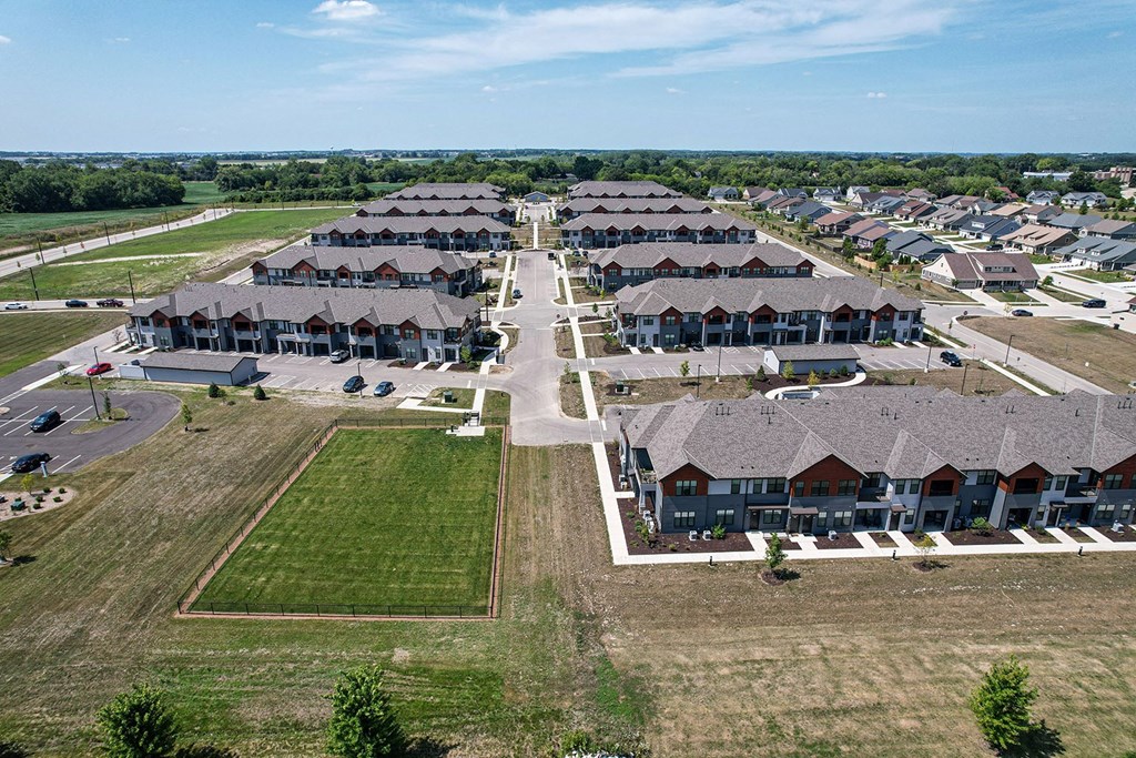 Drone View at Tivoli Green Apartments & Townhomes, Wisconsin