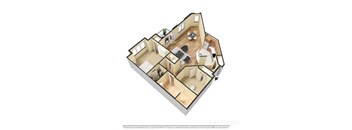 1 Bedroom, 1 Bath with Den