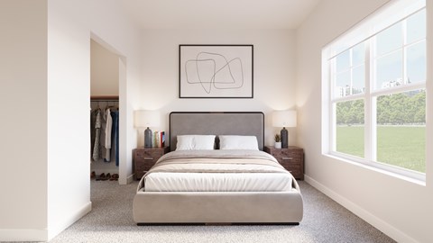 Master Bedroom at The Landing at Hub City, Plymouth, 53073