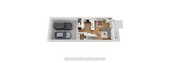 2 Bedroom 2.5 Bath Townhome with 2 Car Garage