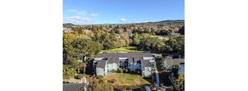 aerial view of building