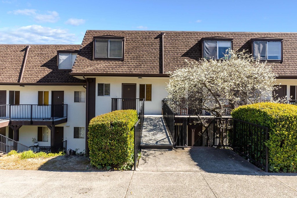 exterior of apartments