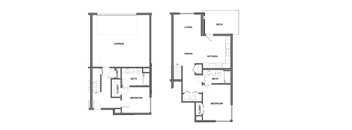 2 bedroom floorplan