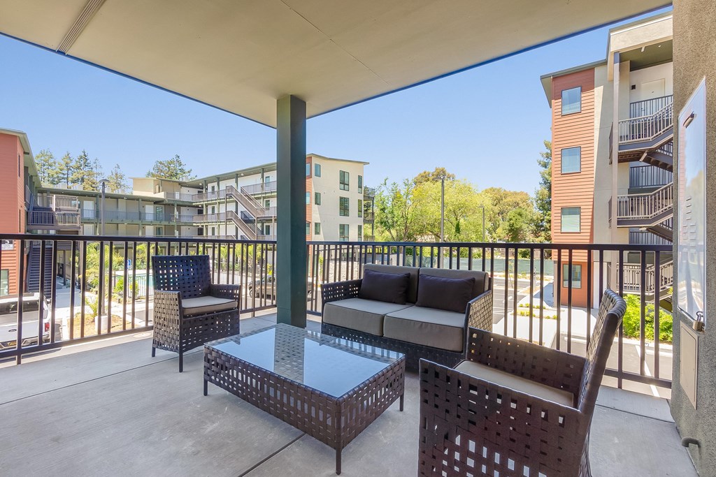 2 bedroom balcony - corner unit