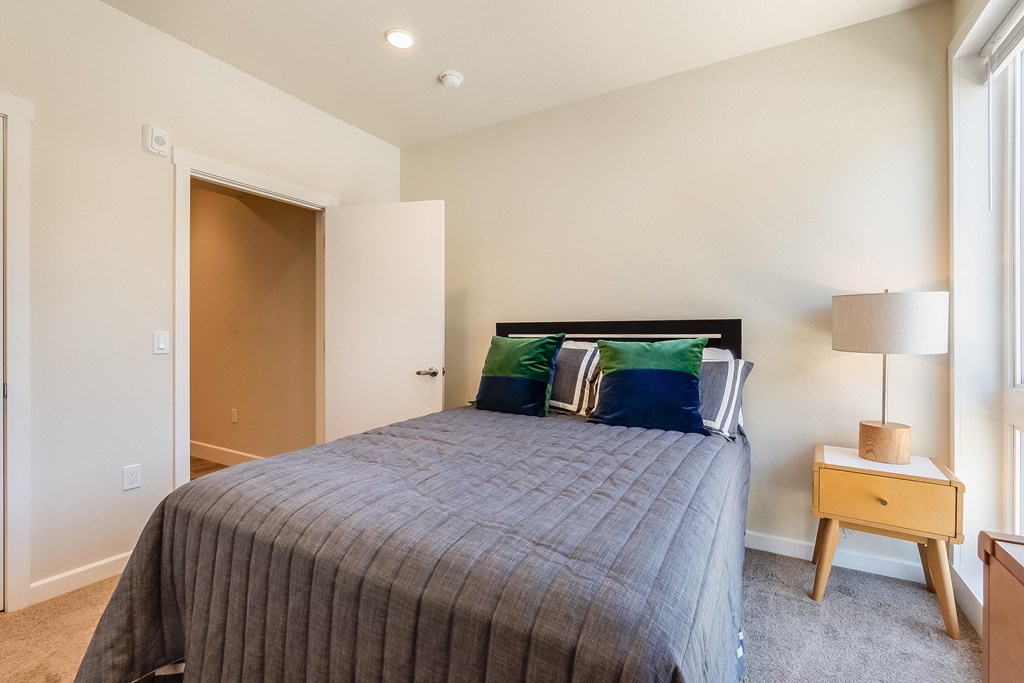 2 bedroom - first floor bedroom with view of door