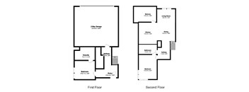 2 Bed 2 Bath Floor Plan at Bella Creek, ROHNERT PARK