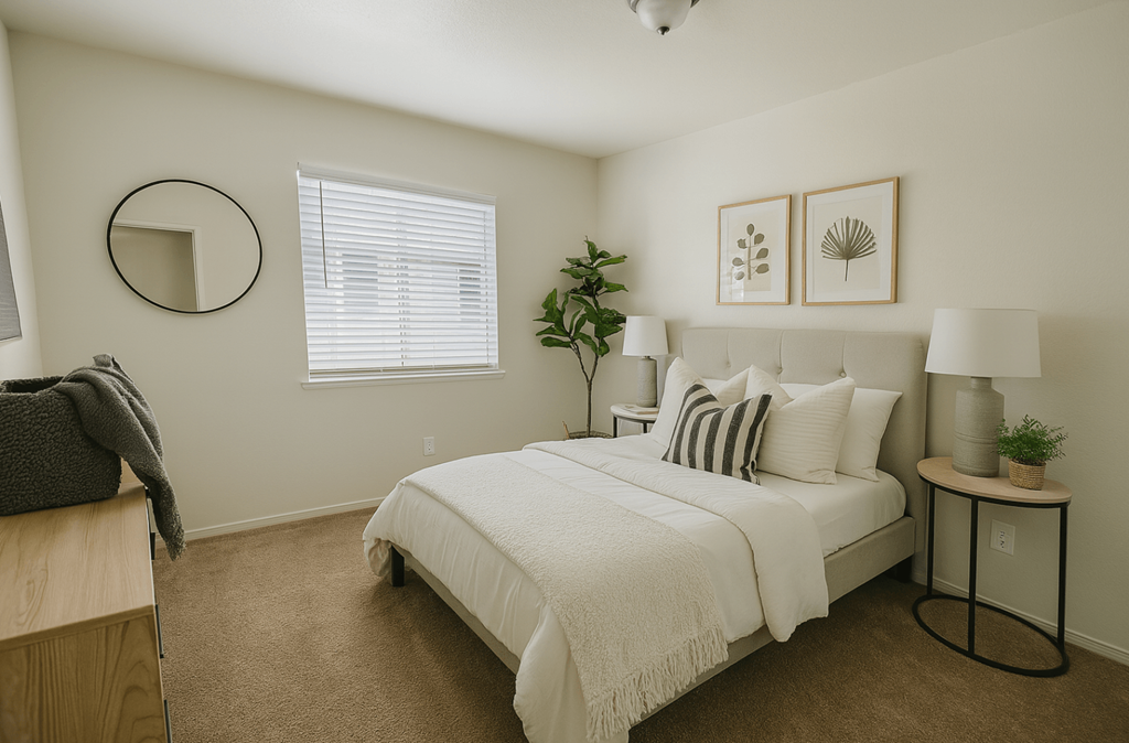 Spacious Bedroom at Glenn Manor, Rohnert Park California