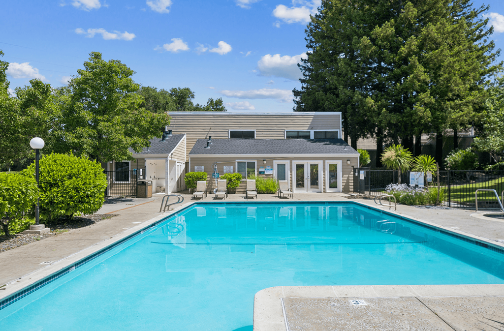 Large Pool View at Hamilton Woods, Novato, CA