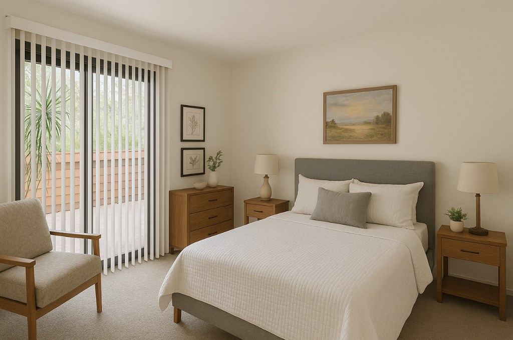 Large Bedroom at Posada West, Novato California