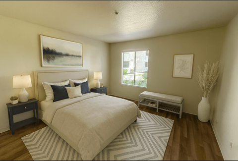 Large Bedroom at Vintage Pointe, Rohnert Park California