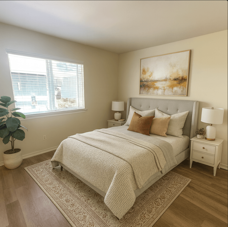 Bedroom Interior at Vintage Pointe, California