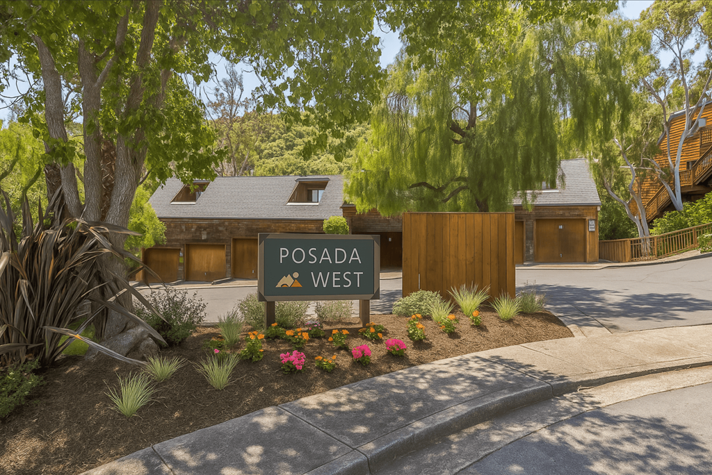 Property Signage at Posada West, Novato, CA