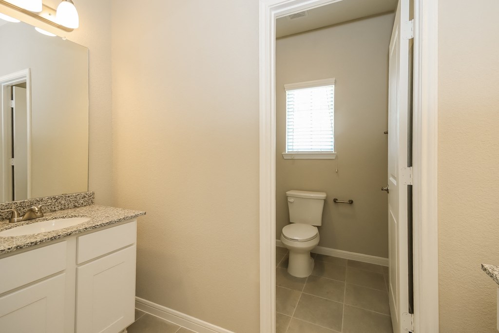 Bathroom With Adequate Storage at Lakeside Conroe, Texas