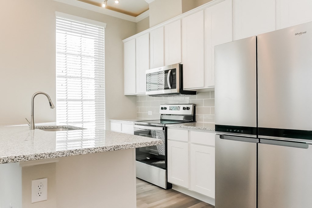 Efficient Appliances In Kitchen at The Residences at Rayzor Ranch, Denton, TX, 76207