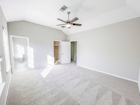 Carpeted Bedroom at Villas at Kings Harbor, Texas