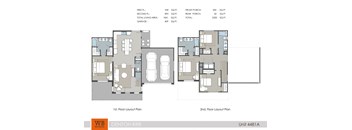 4 bedroom 3.5 bathroom 4481 Floor Plan at The Residences at Rayzor Ranch, Denton, Texas