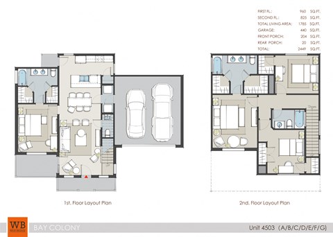4503 Floor Plan at Bay Colony West, League City, TX