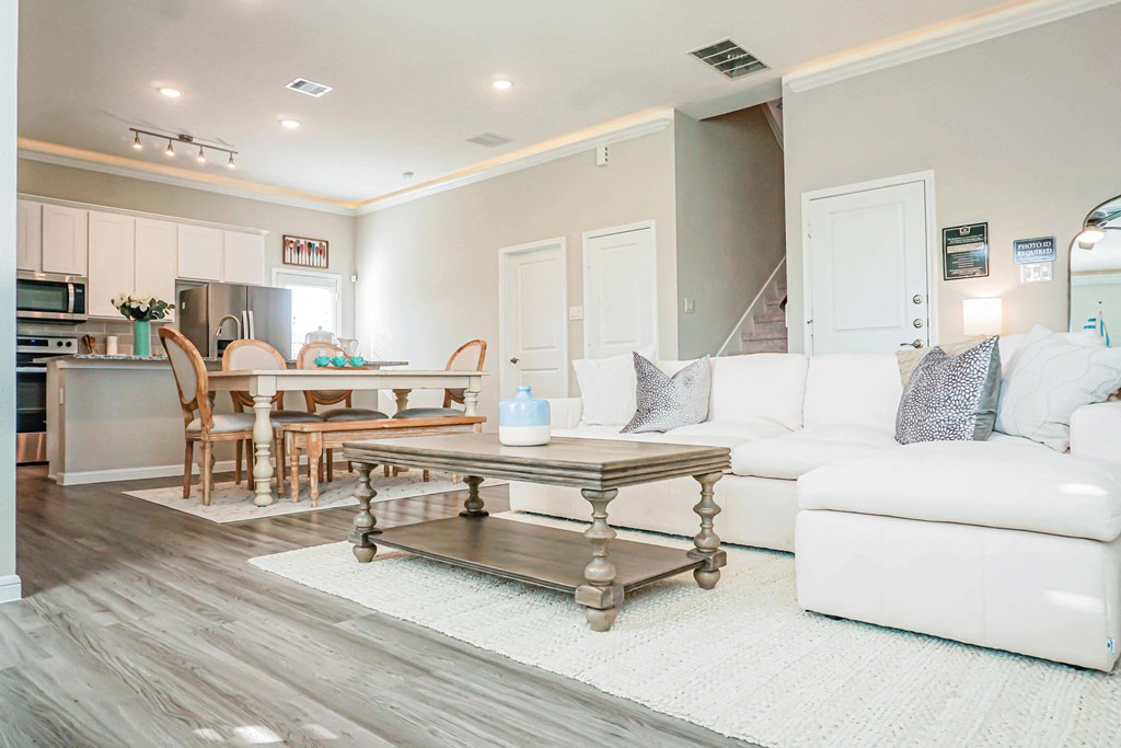 Kitchen With Living Room at Lakeside Conroe, Montgomery, TX, 77356
