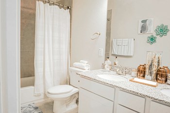 Bathroom With Bathtub at Lakeside Conroe, Montgomery, TX, 77356 - Photo Gallery 16