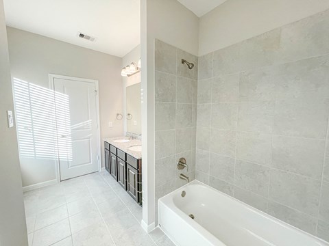 Modern Bathroom at Villas at Kings Harbor, Kingwood, TX