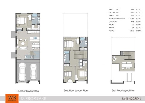4223 Floor Plan at Mirror Lake Pearland, Texas, 77584