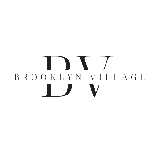 a black and white photo of the font fix brooklyn village