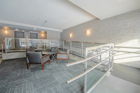 lobby/wheelchair ramp