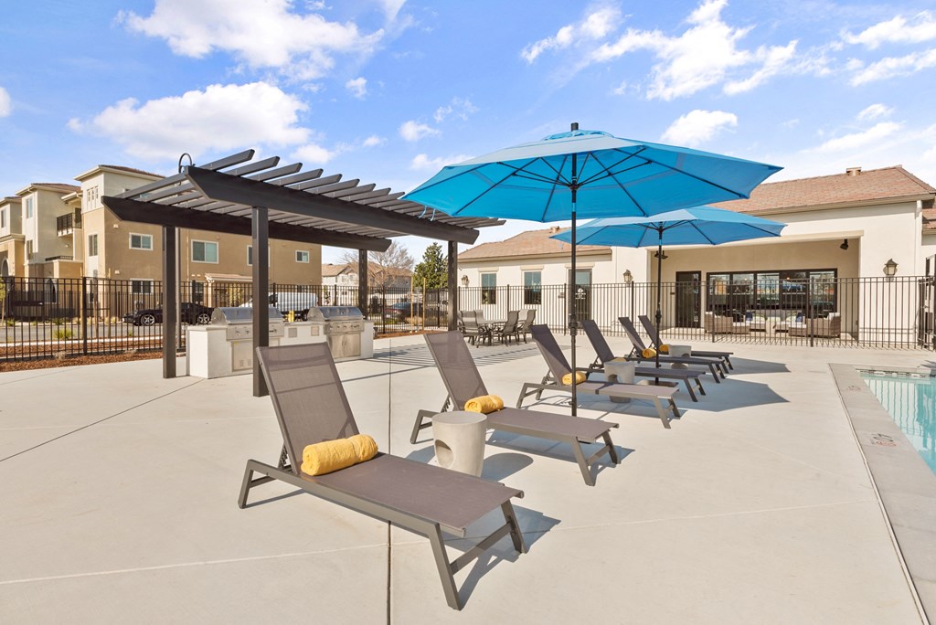 take a dip in the pool at villas at houston levee west apartments in cord