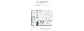 Shoreline Crossings 2 Bedroom Corner Rental Apartment