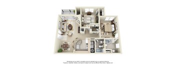 a bedroom floor plan is shown in this image