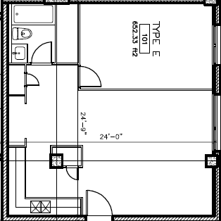a blueprint of a floor plan of a house