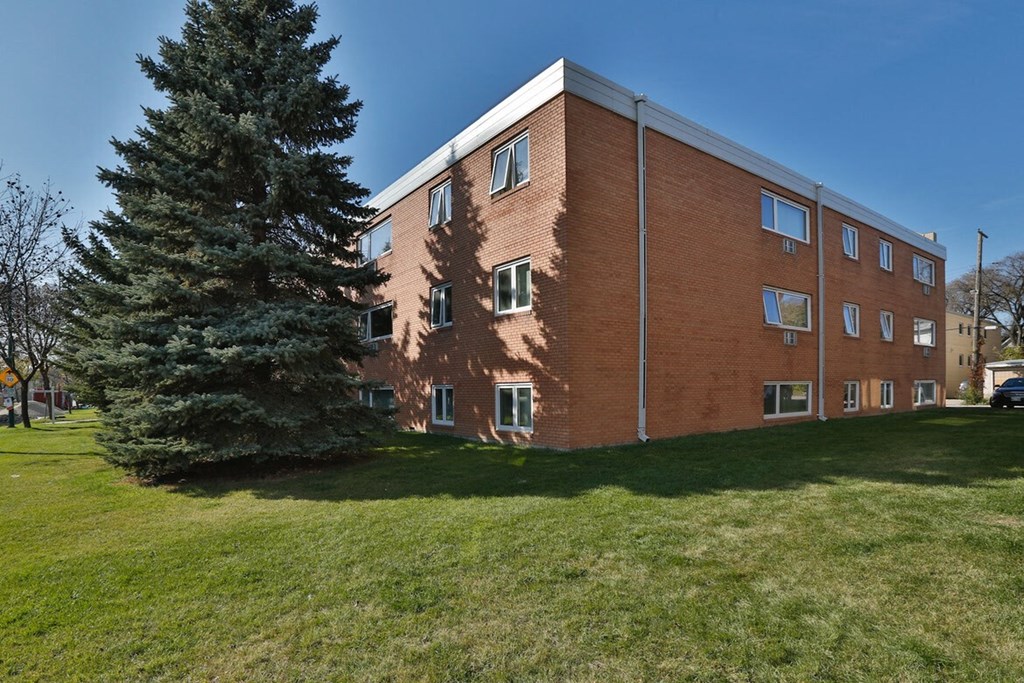 the building where the apartment is located