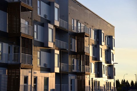 the building in which the apartment is located