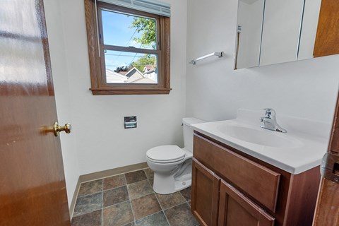 Humboldt Boulevard Townhomes Half Bathroom