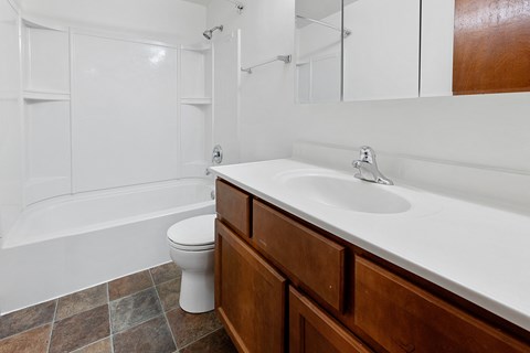 Humboldt Boulevard Townhomes Full Bathroom