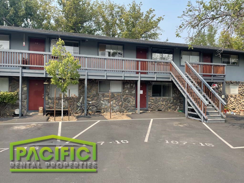 our office is located in a building in a parking lot