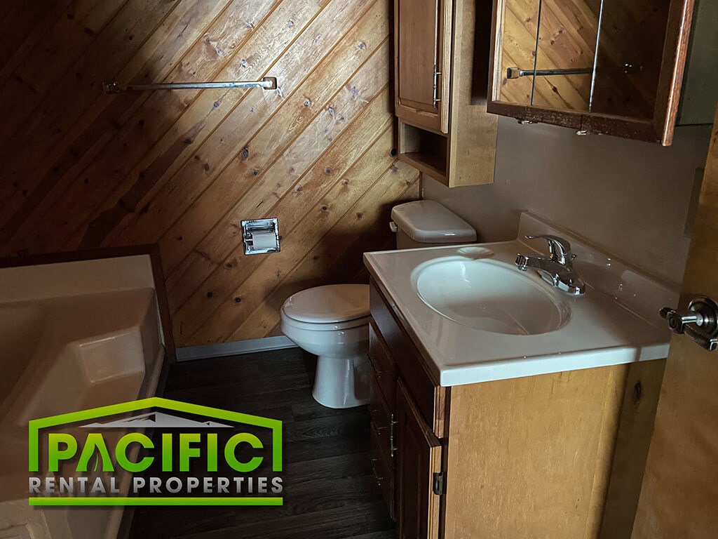 a small bathroom with a toilet and a sink