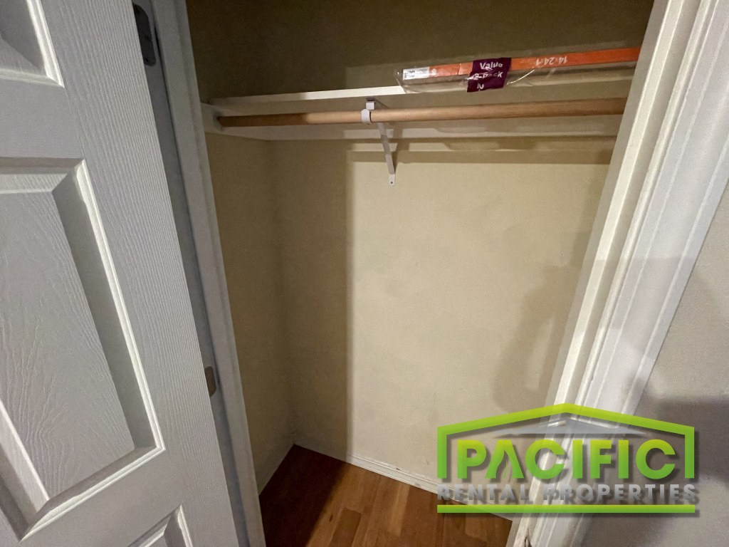 the closet has been cleaned and is ready to be painted