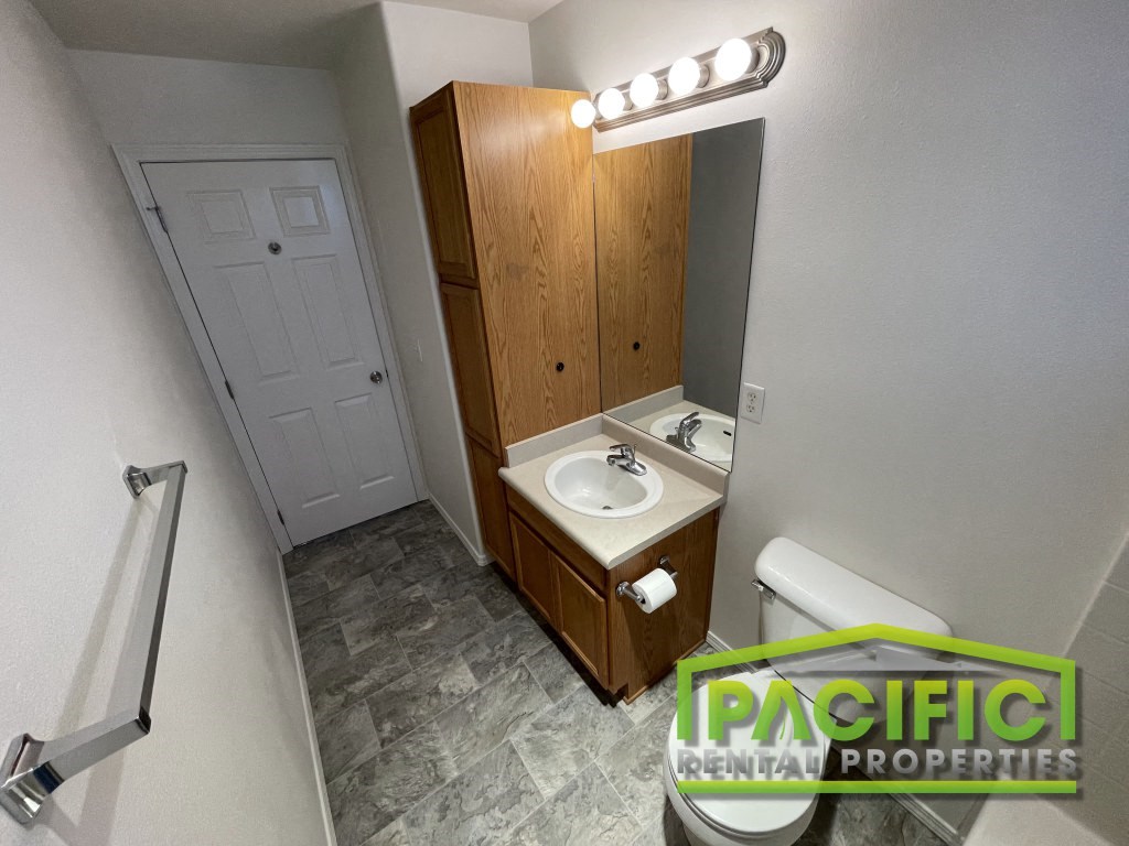 a small bathroom with a sink and a toilet