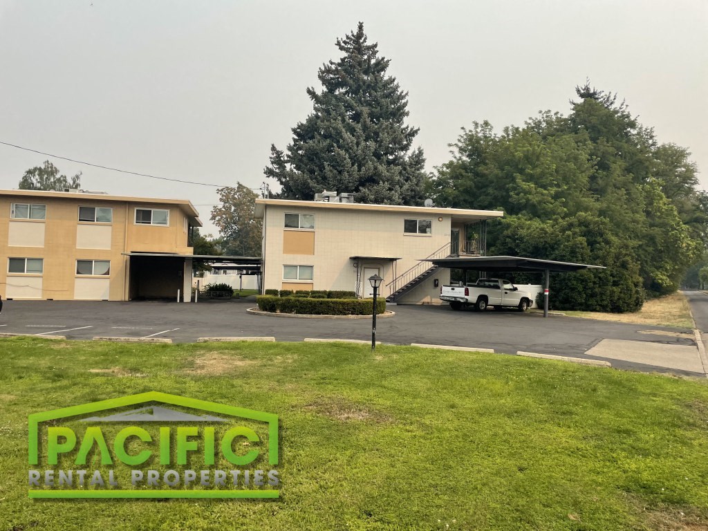 a building with a white van parked in front of it