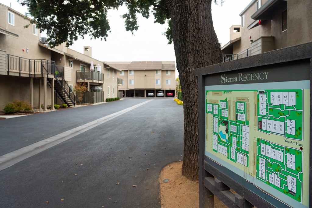 SR Directory sign at property entry
