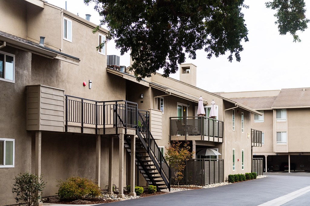 SR apartment buildings along drive-in