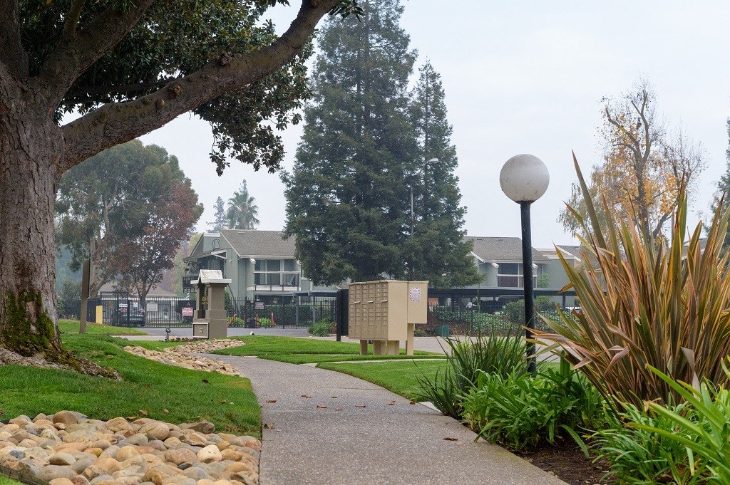 Walkway leading to Residential Building