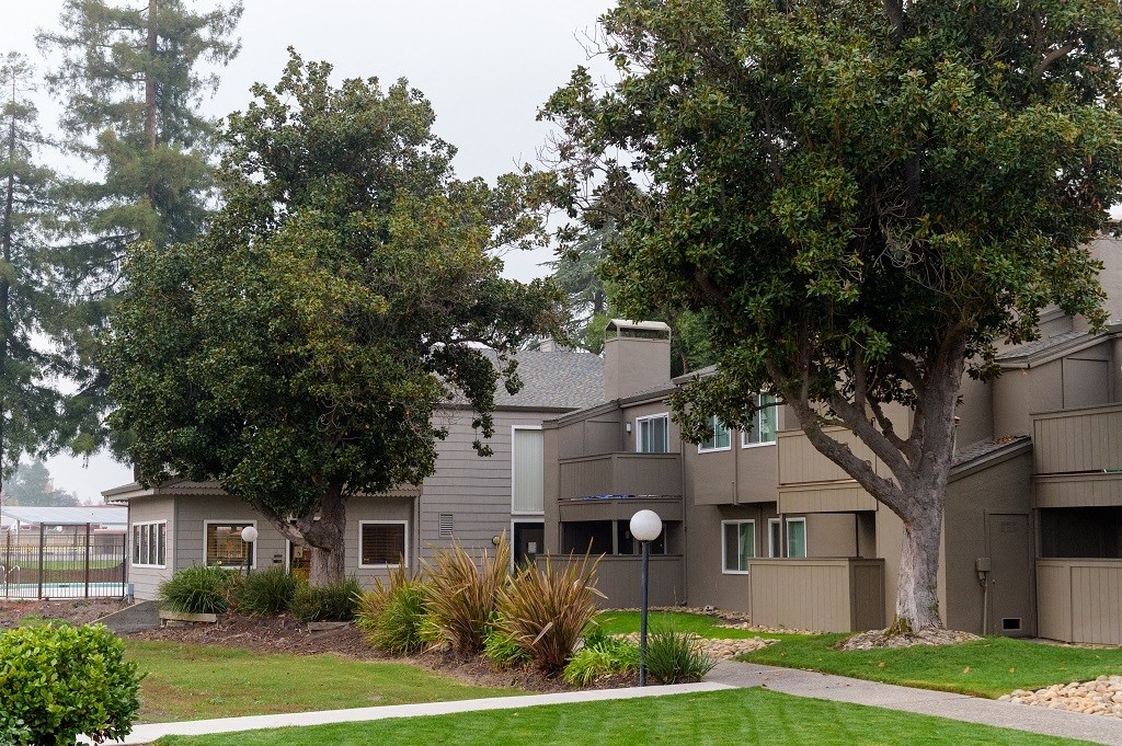 Residential Building and Walkway