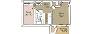 Birdcage Village - Cardinal floorplan